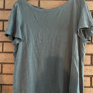 Ann Taylor Soft Blue Short Sleeve Tee